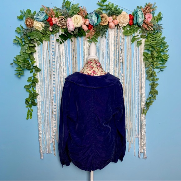 Free People We The Free Silk Blazer Large - Picture 5 of 6